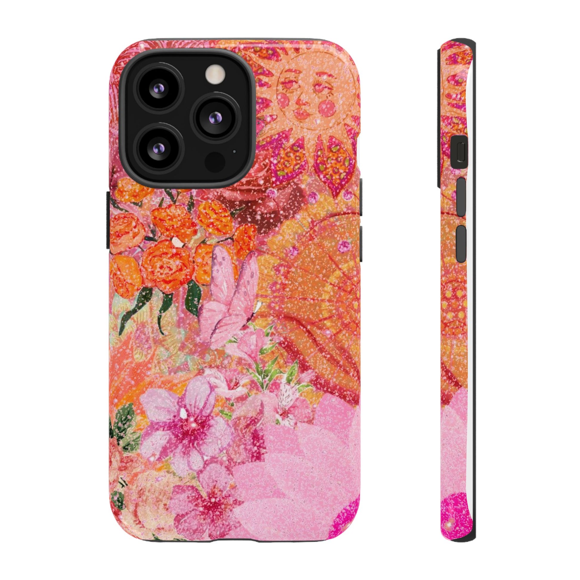 Bohemian Aesthetic Colorful Floral iPhone Case