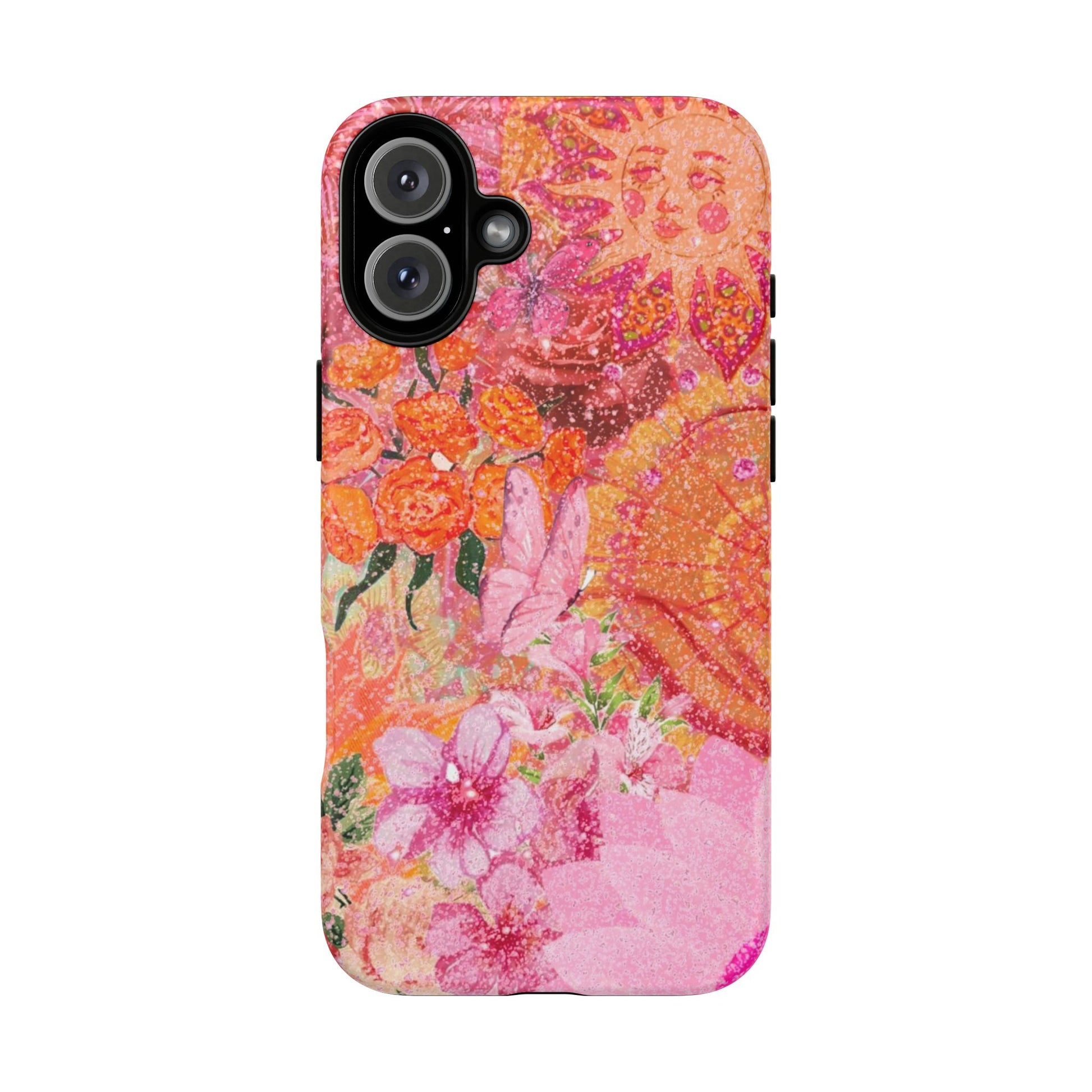 Bohemian Aesthetic Colorful Floral iPhone Case