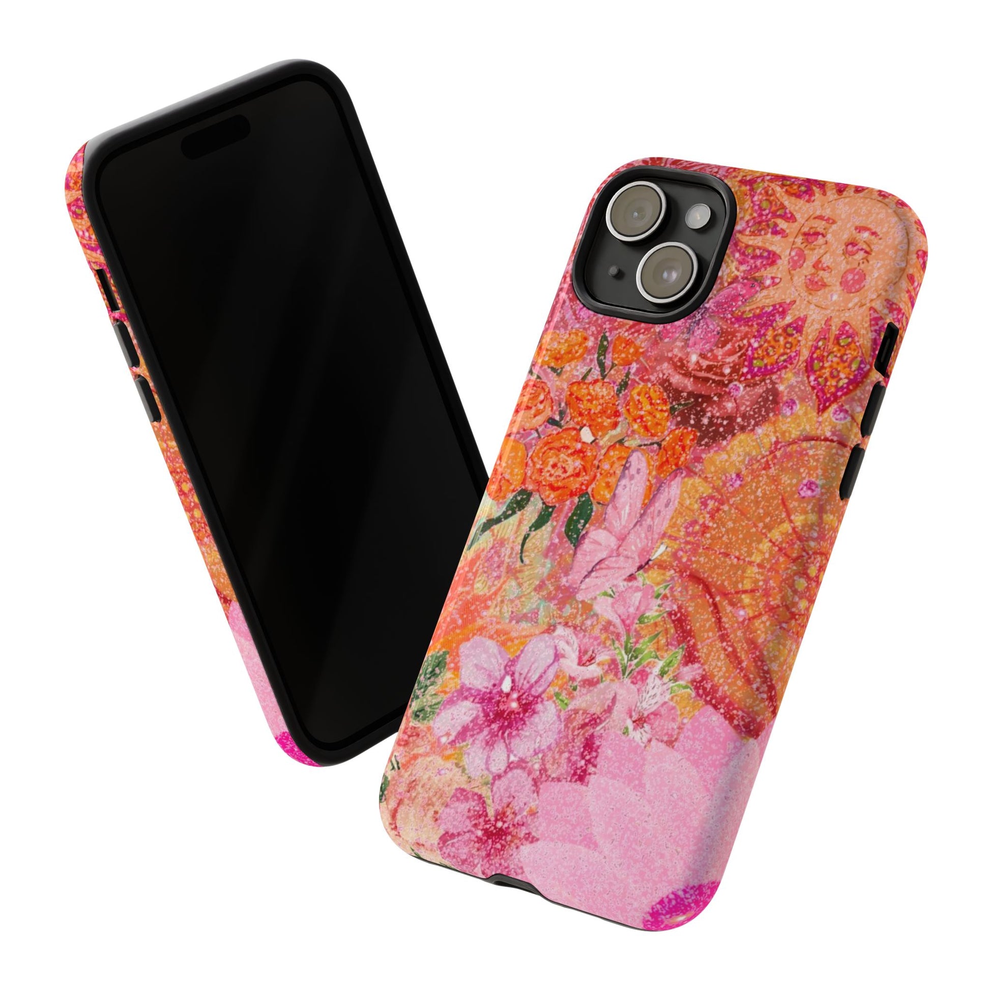 Bohemian Aesthetic Colorful Floral iPhone Case