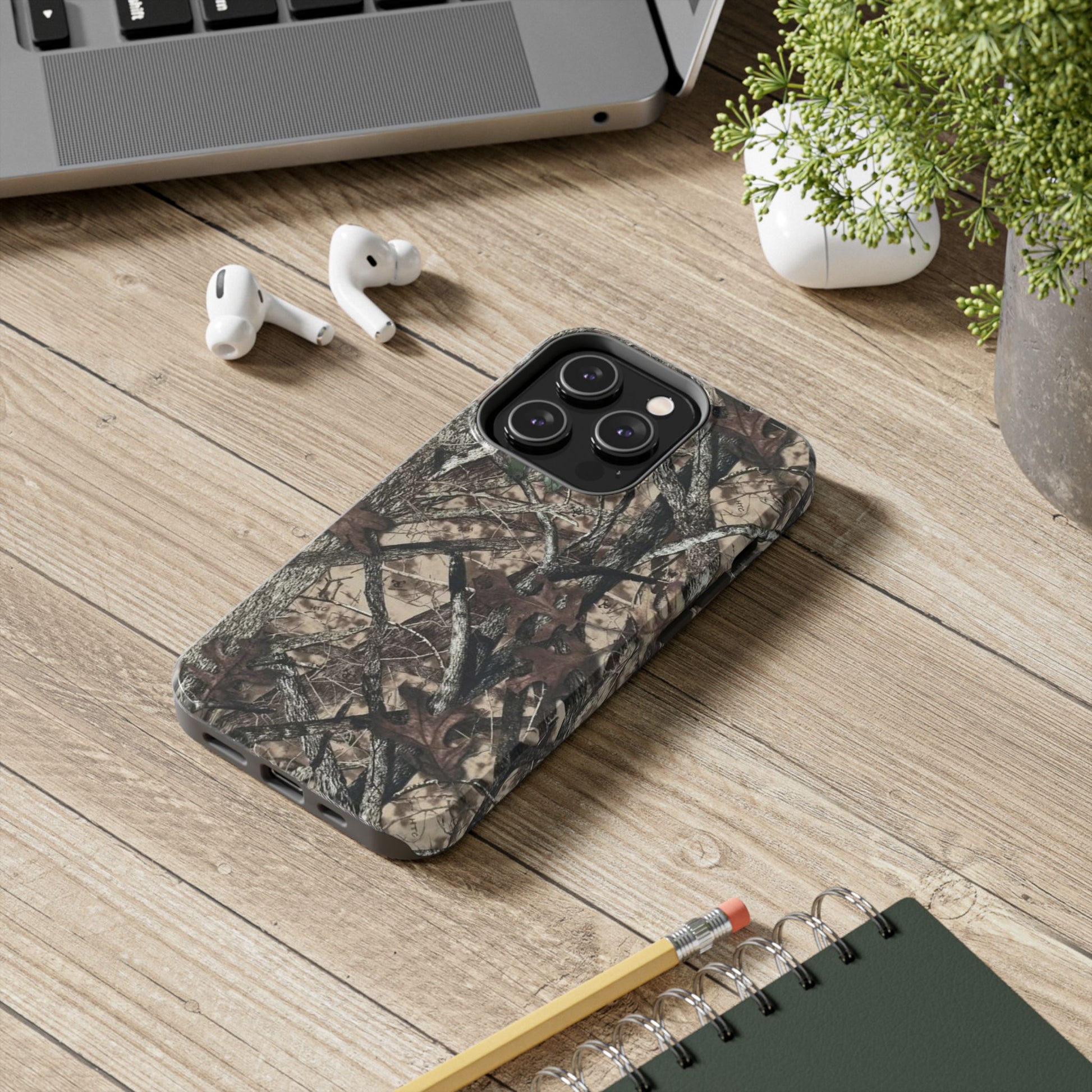 Camouflage Tough Phone Cases, Durable Phone Covers, Outdoor Gear, Hunting Accessories, Gift for Nature Lovers