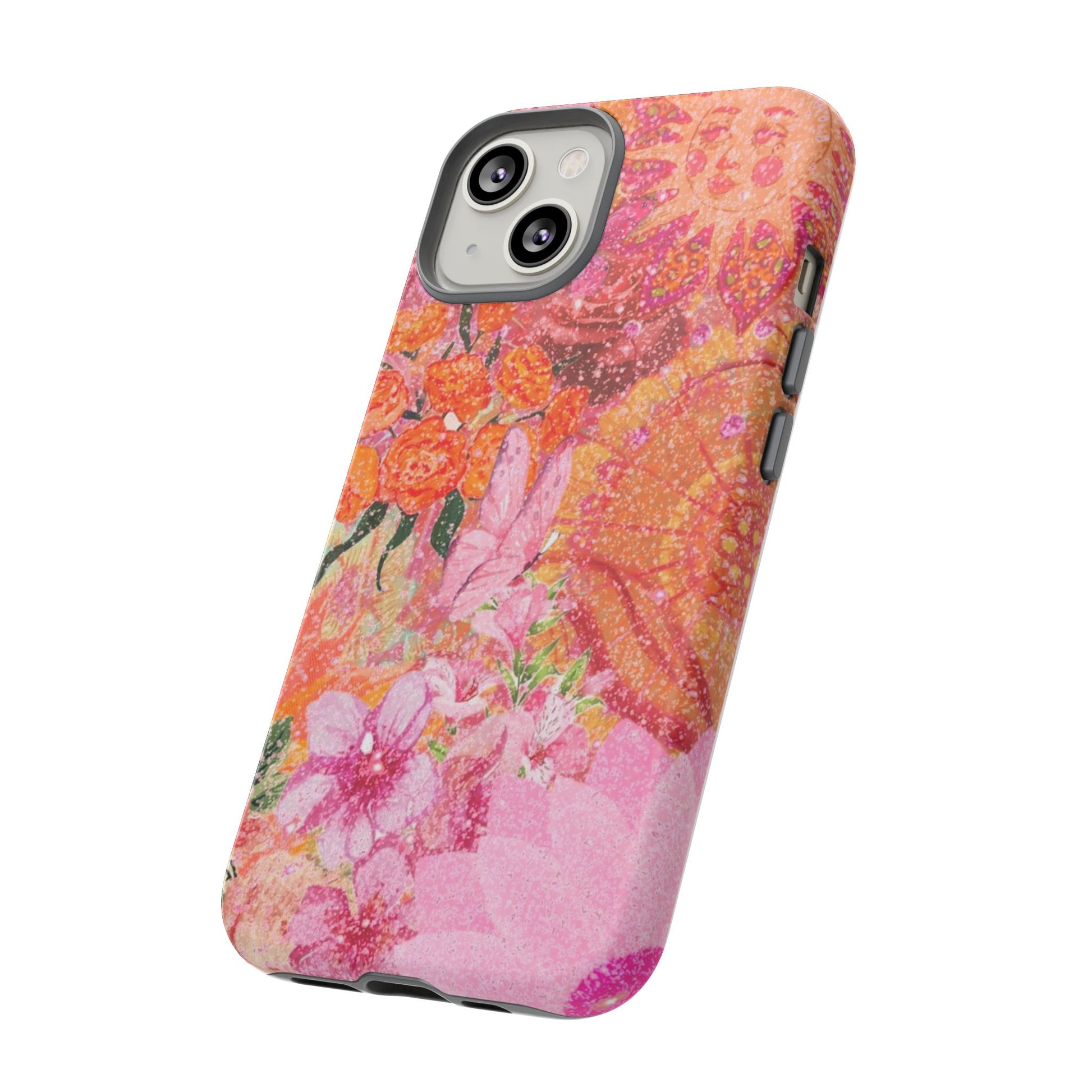 Bohemian Aesthetic Colorful Floral iPhone Case