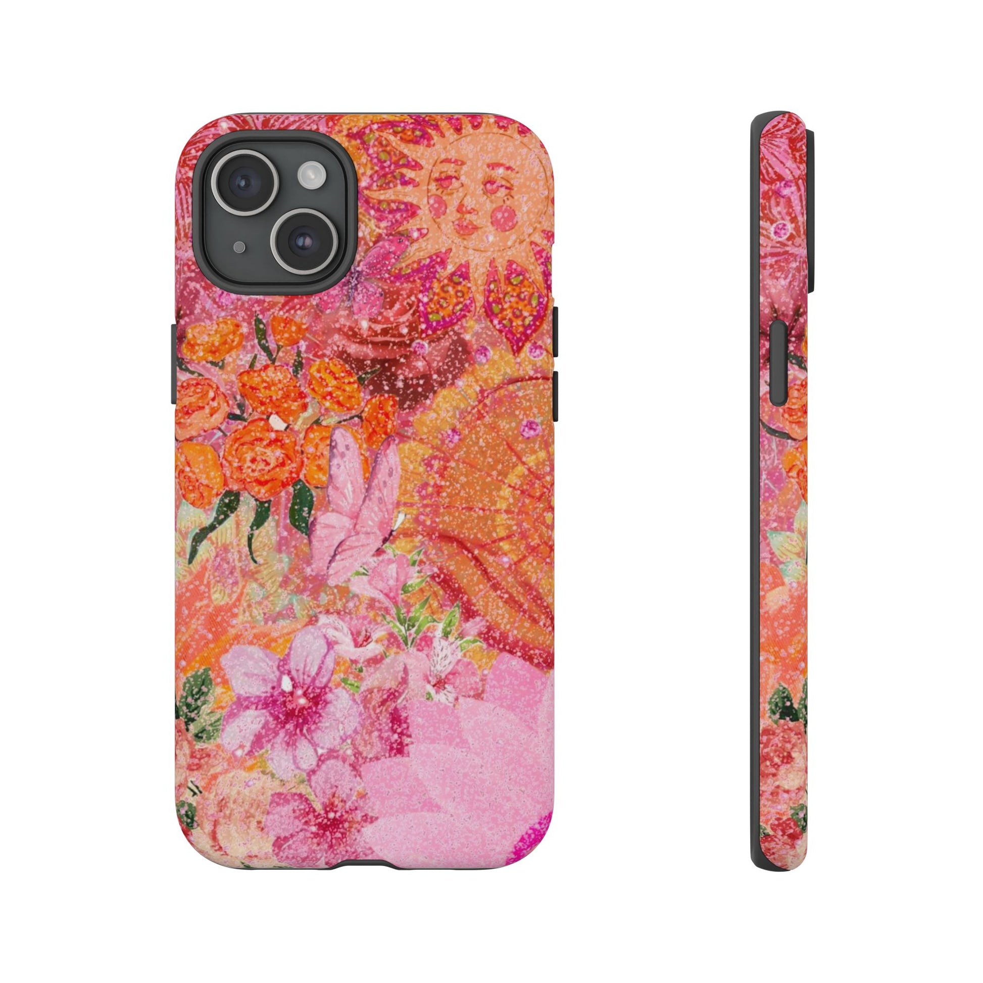 Bohemian Aesthetic Colorful Floral iPhone Case