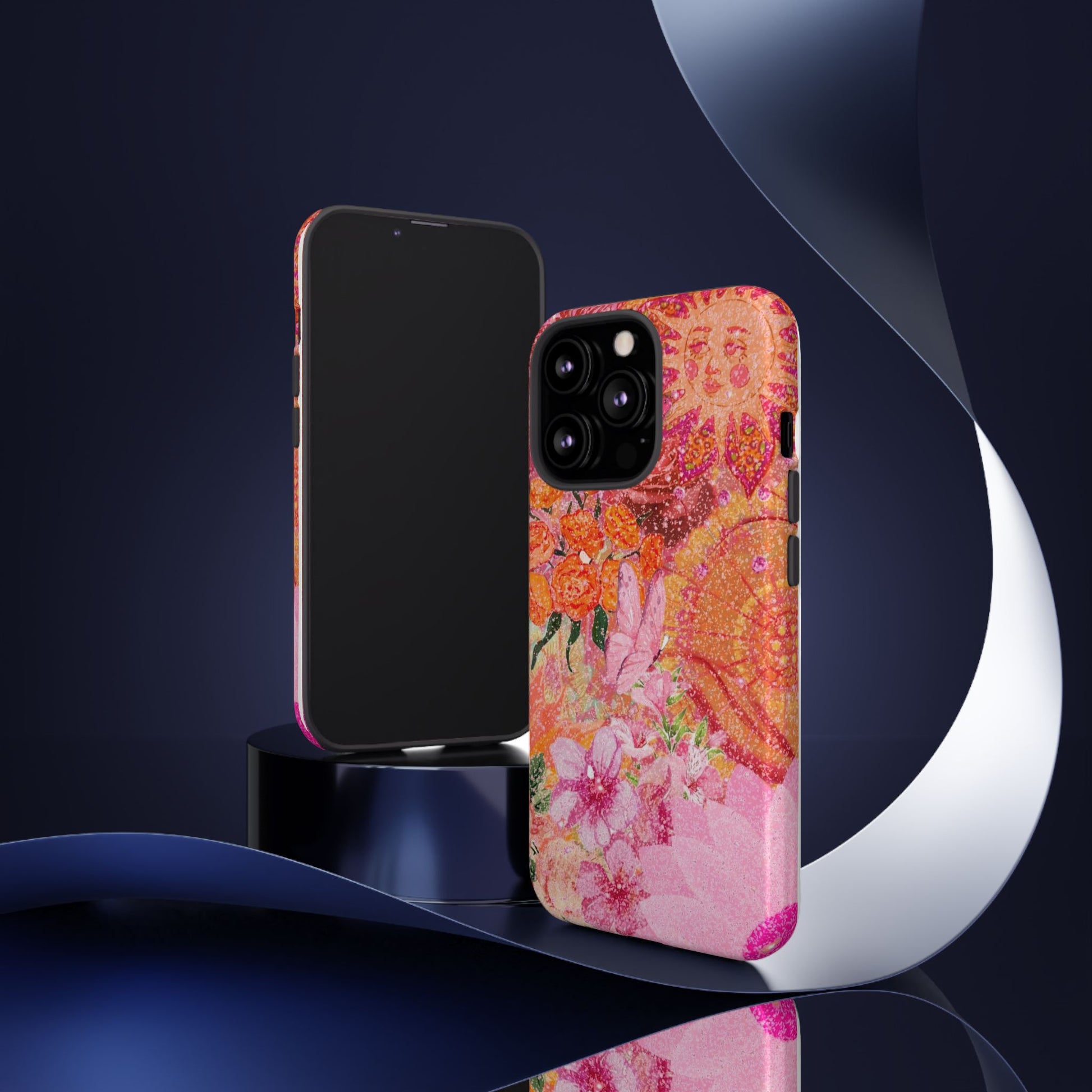 Bohemian Aesthetic Colorful Floral iPhone Case