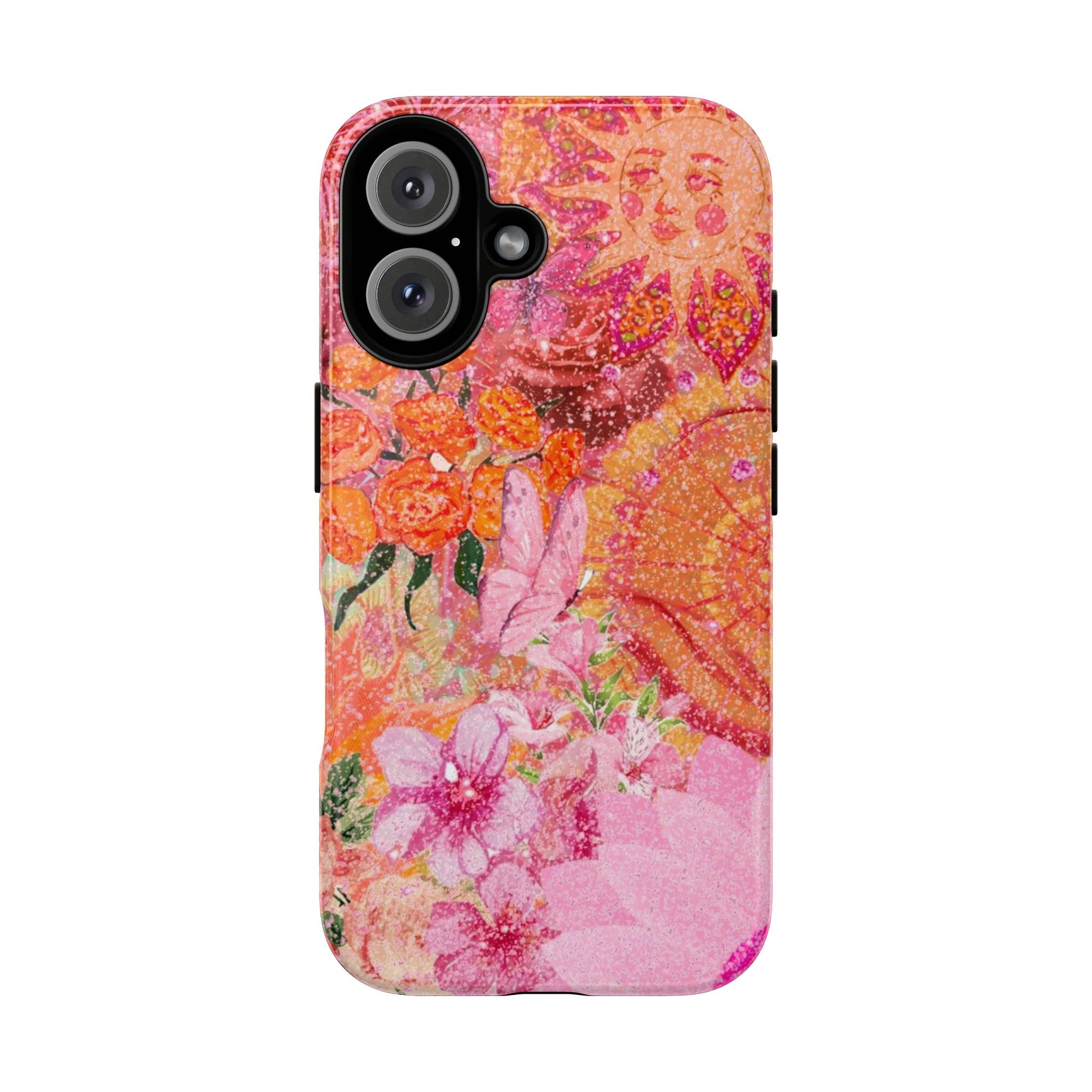 Bohemian Aesthetic Colorful Floral iPhone Case