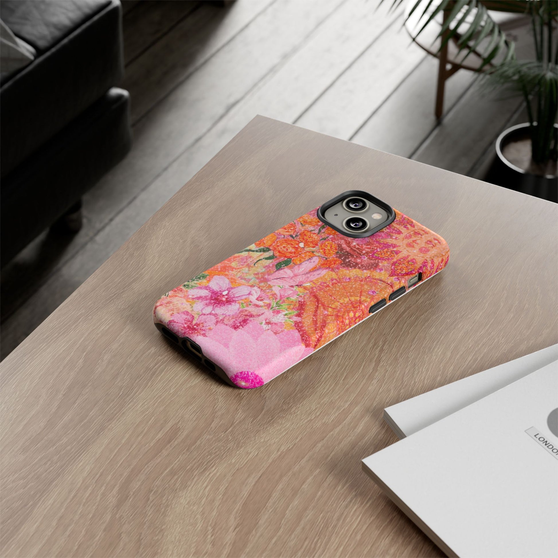 Bohemian Aesthetic Colorful Floral iPhone Case