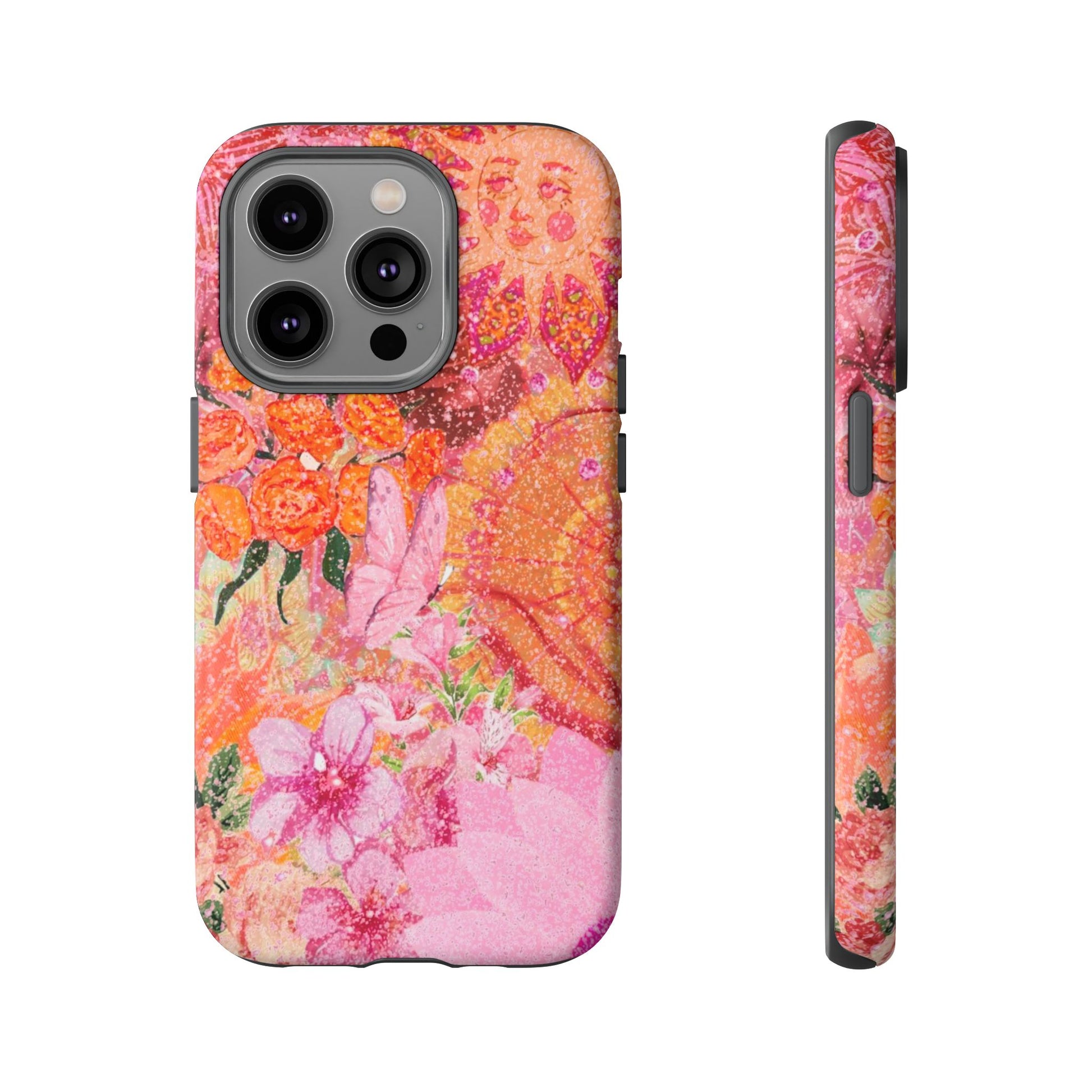 Bohemian Aesthetic Colorful Floral iPhone Case