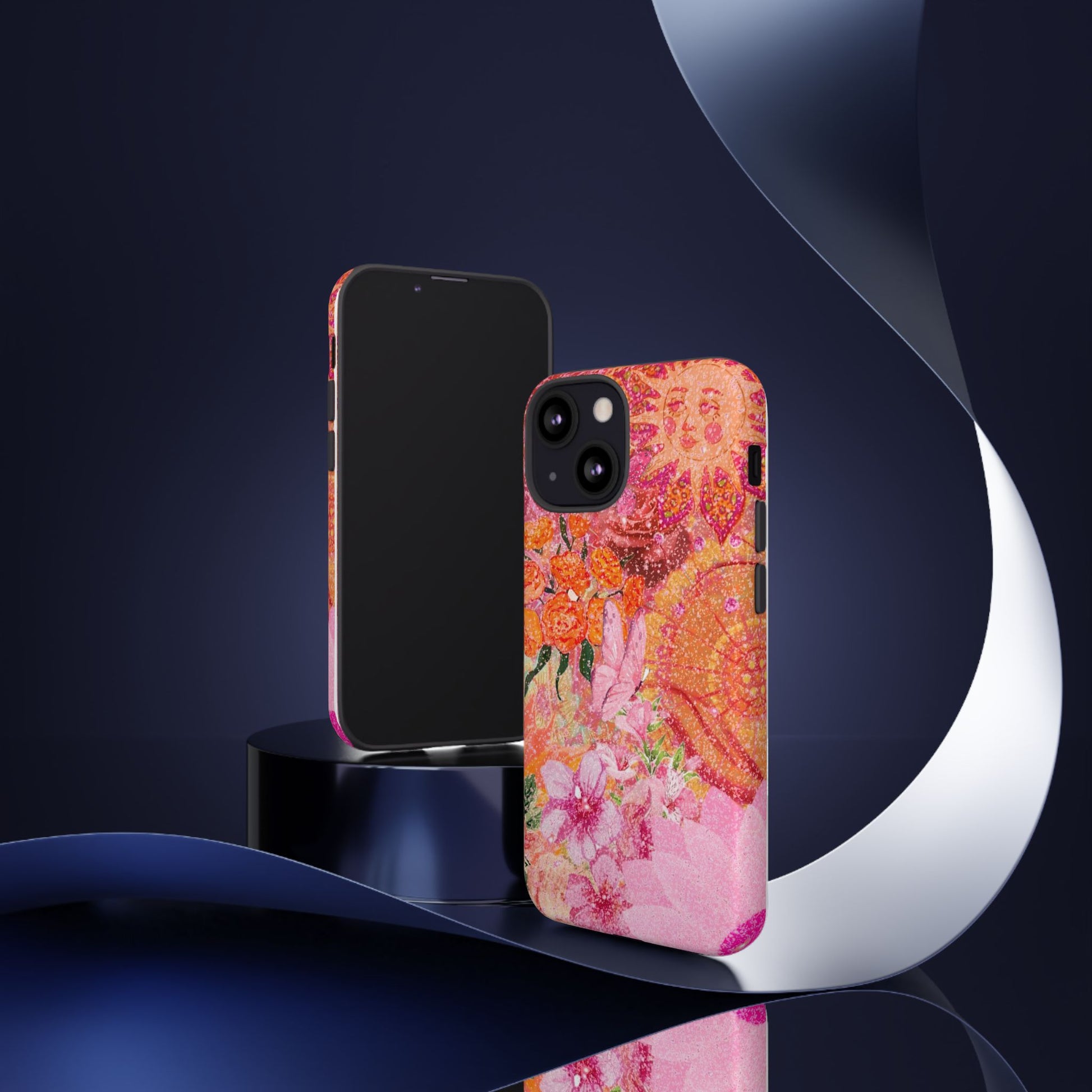 Bohemian Aesthetic Colorful Floral iPhone Case