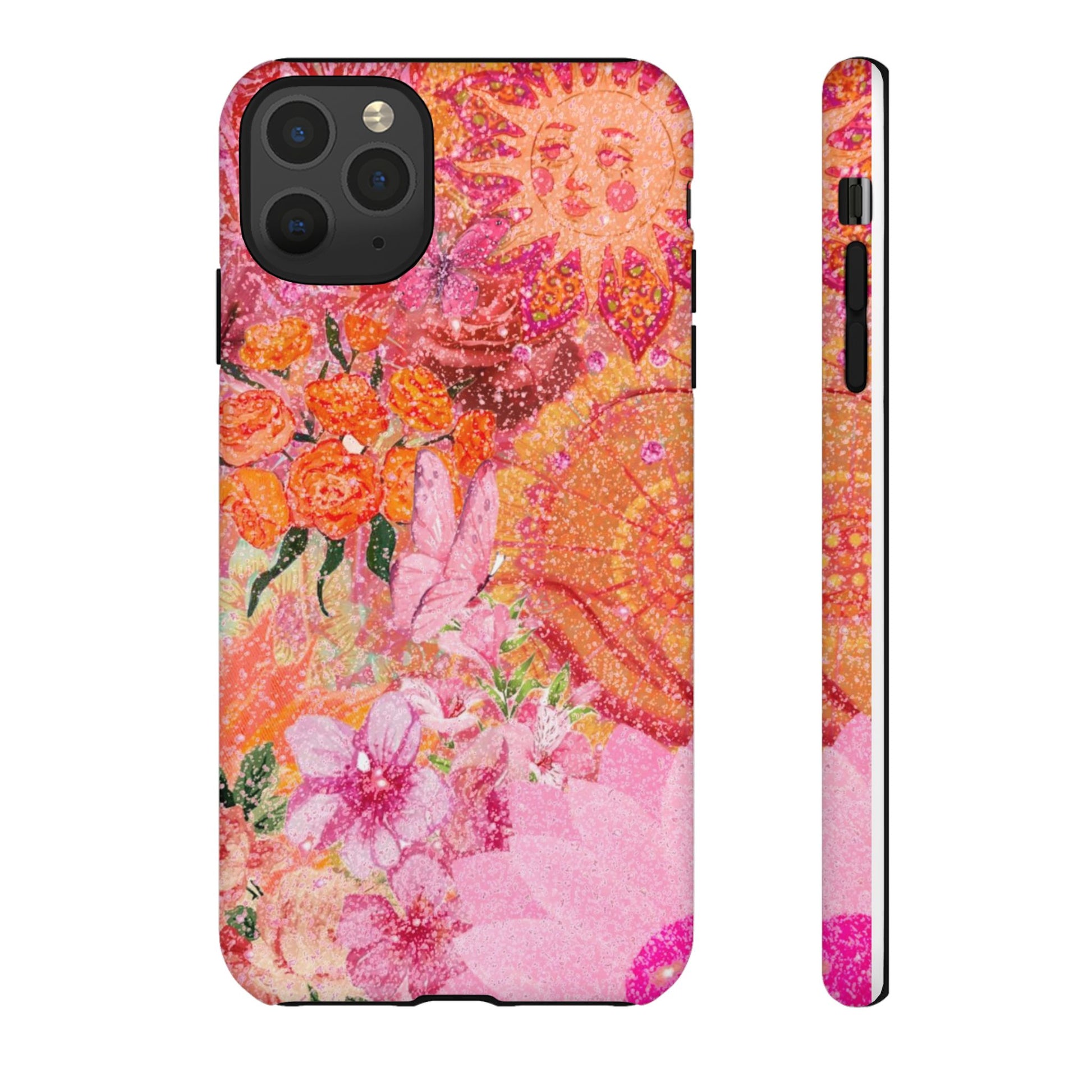 Bohemian Aesthetic Colorful Floral iPhone Case