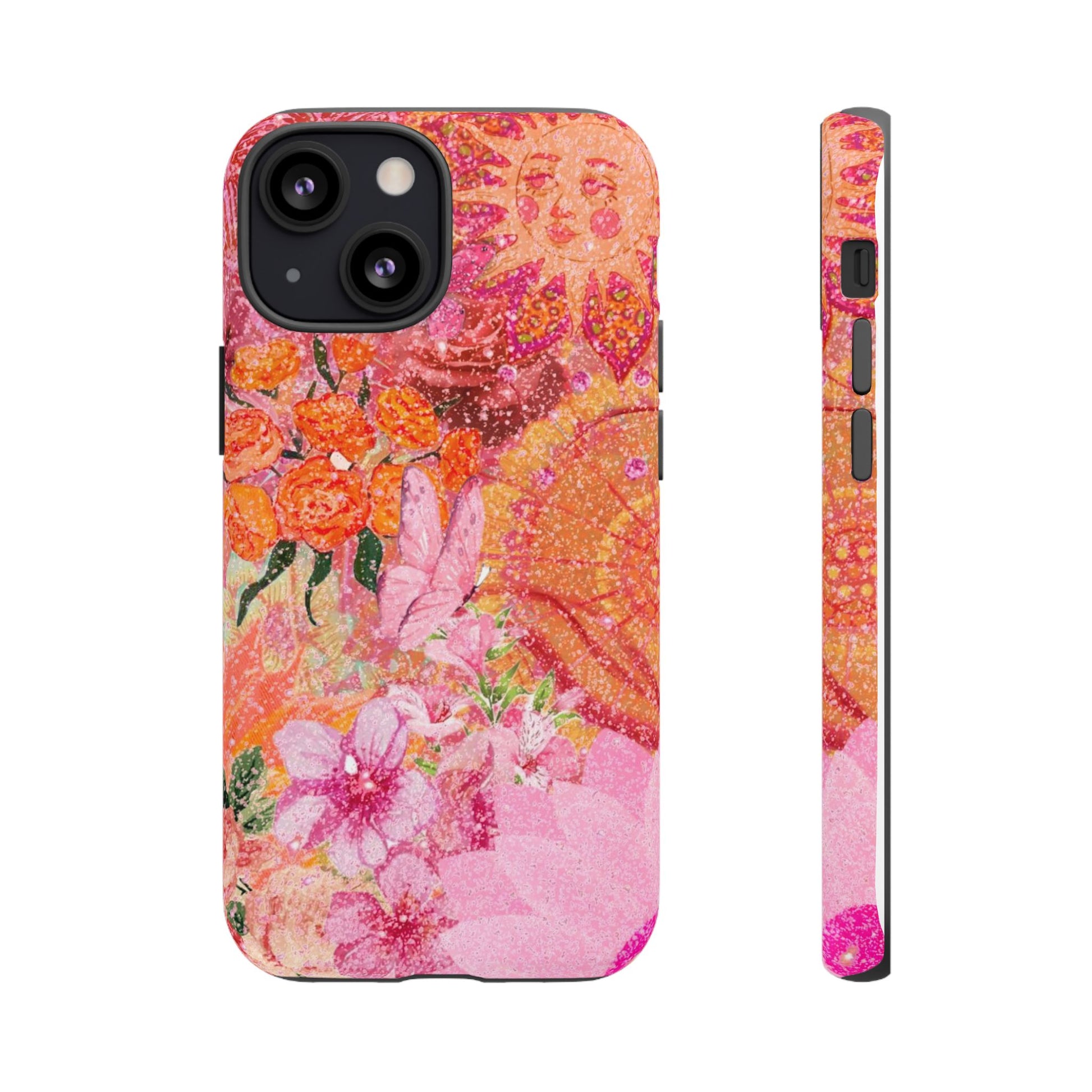 Bohemian Aesthetic Colorful Floral iPhone Case