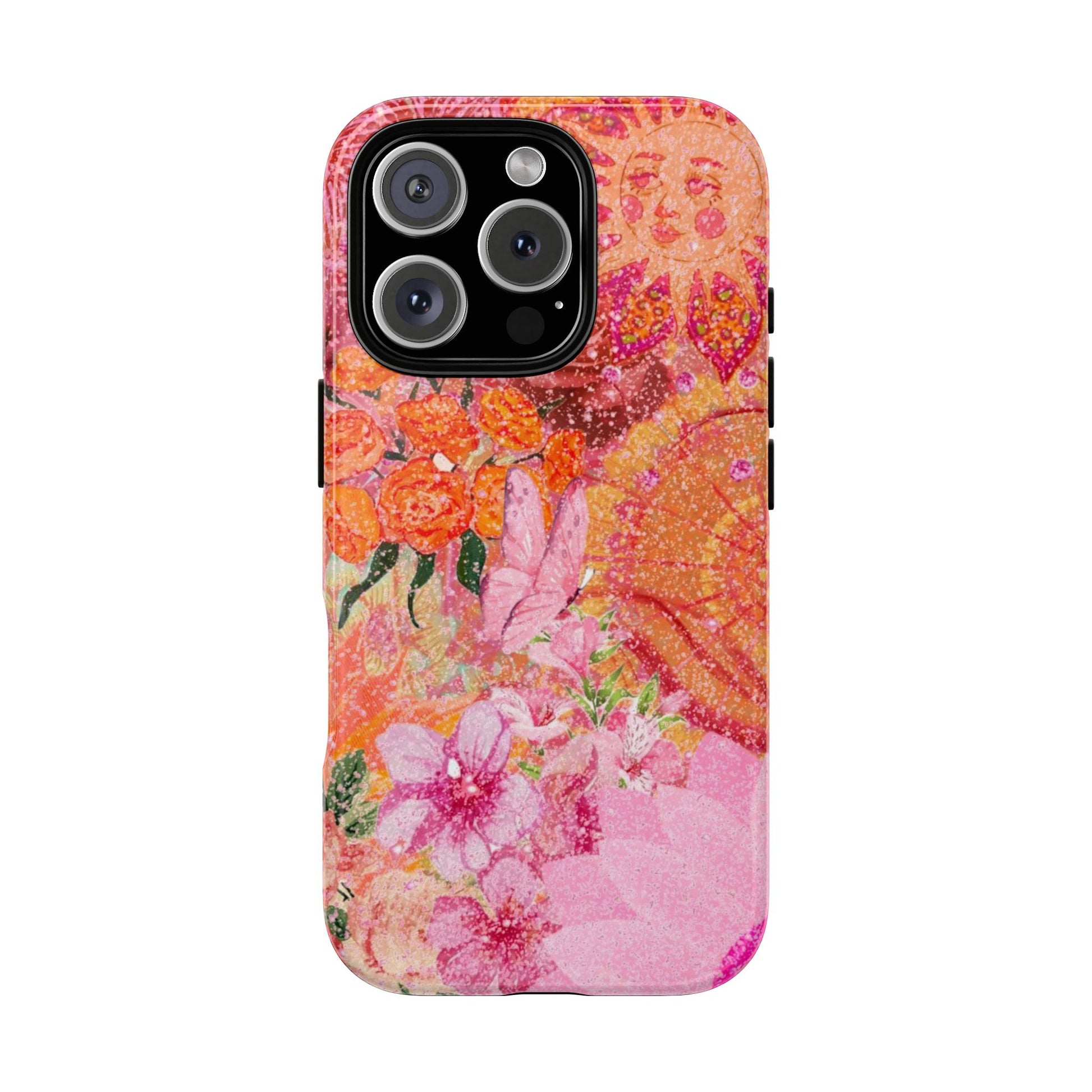 Bohemian Aesthetic Colorful Floral iPhone Case