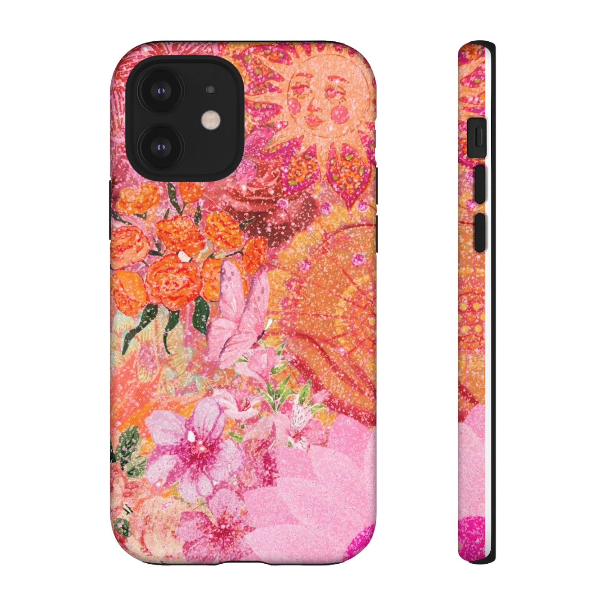 Bohemian Aesthetic Colorful Floral iPhone Case