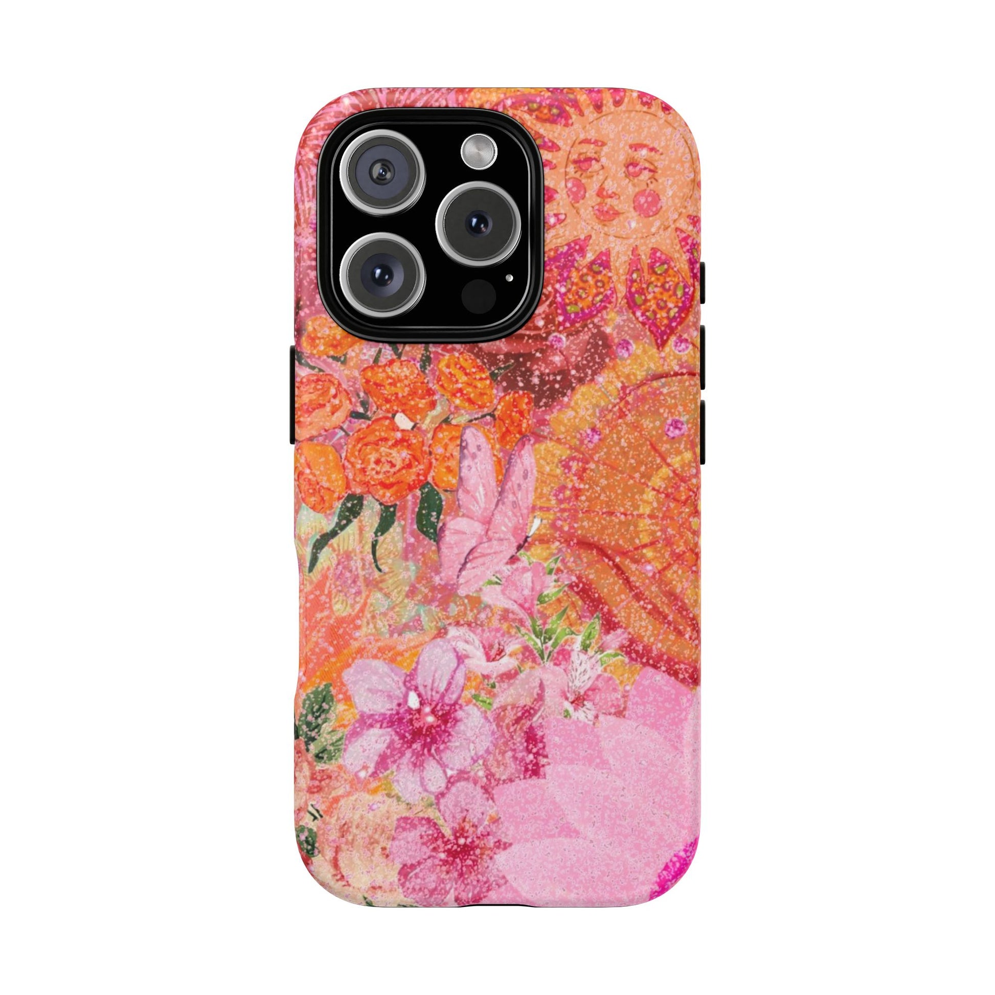 Bohemian Aesthetic Colorful Floral iPhone Case