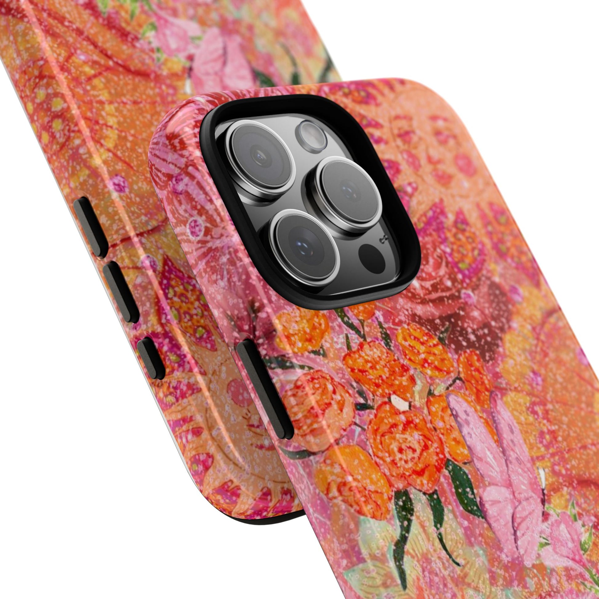 Bohemian Aesthetic Colorful Floral iPhone Case