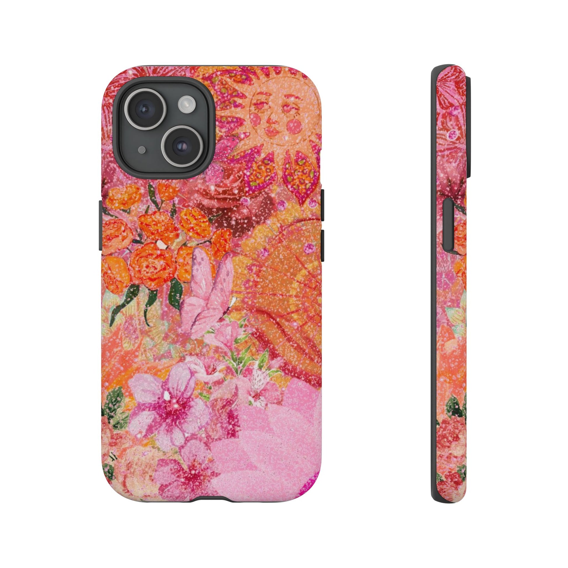 Bohemian Aesthetic Colorful Floral iPhone Case