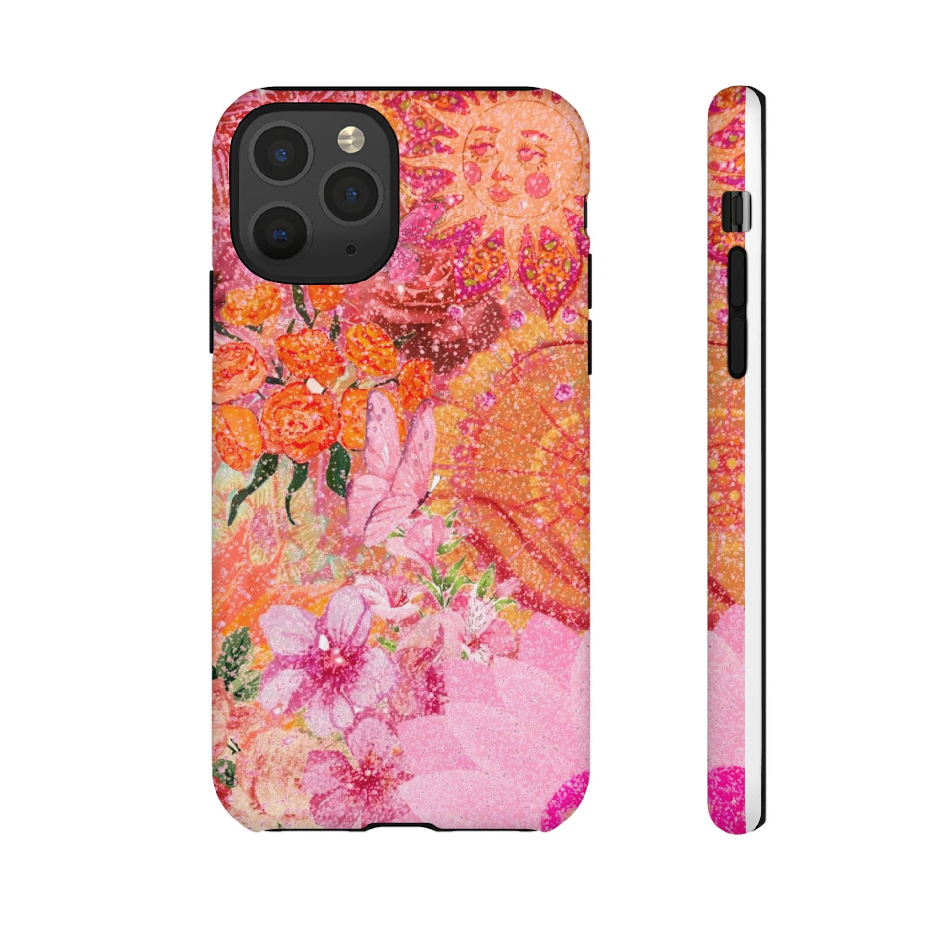 Bohemian Aesthetic Colorful Floral iPhone Case