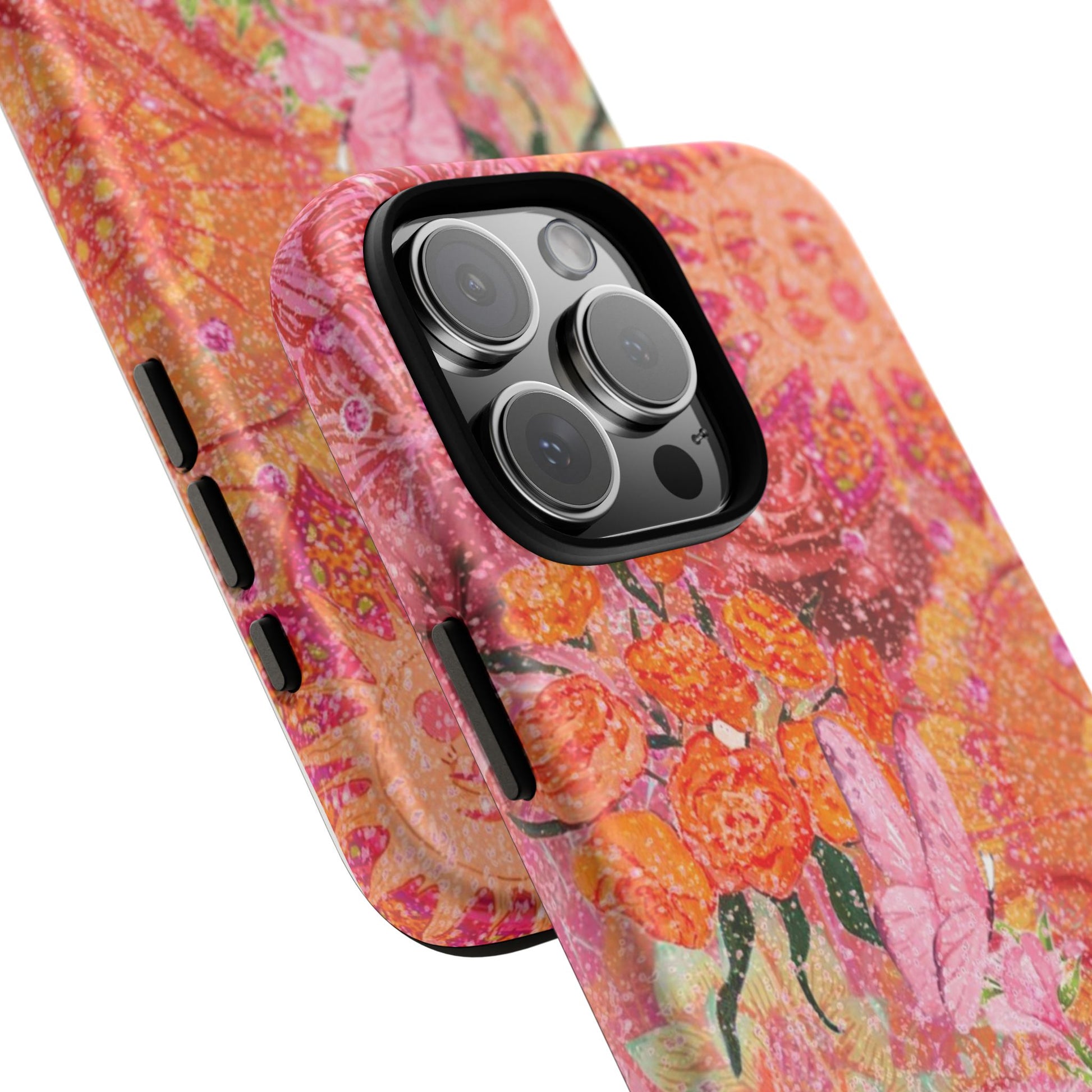 Bohemian Aesthetic Colorful Floral iPhone Case