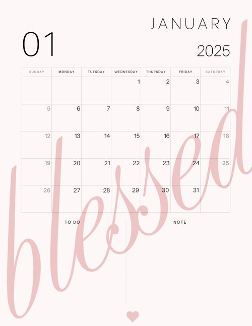 Cute Back To school Printable Calendar
