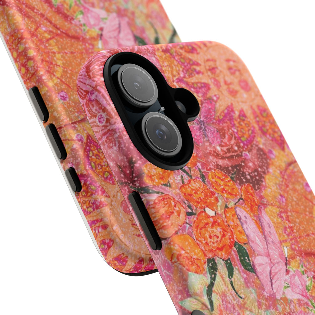 Bohemian Aesthetic Colorful Floral iPhone Case