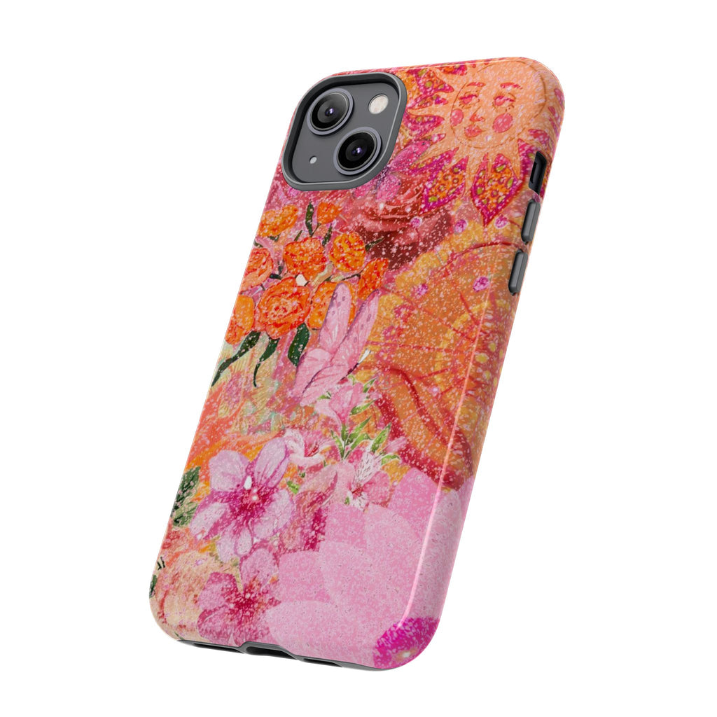 Bohemian Aesthetic Colorful Floral iPhone Case