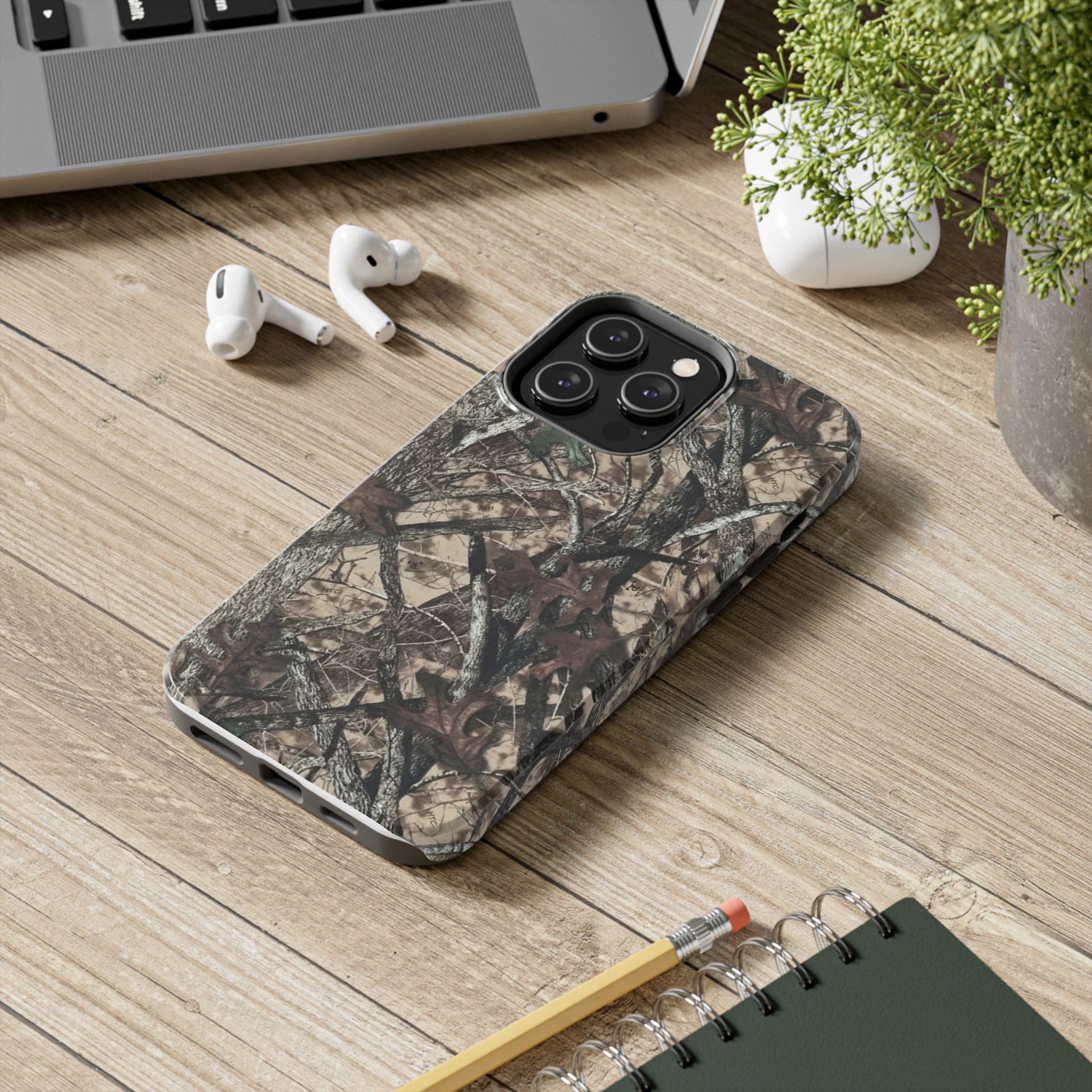 Camouflage Tough Phone Cases, Durable Phone Covers, Outdoor Gear, Hunting Accessories, Gift for Nature Lovers