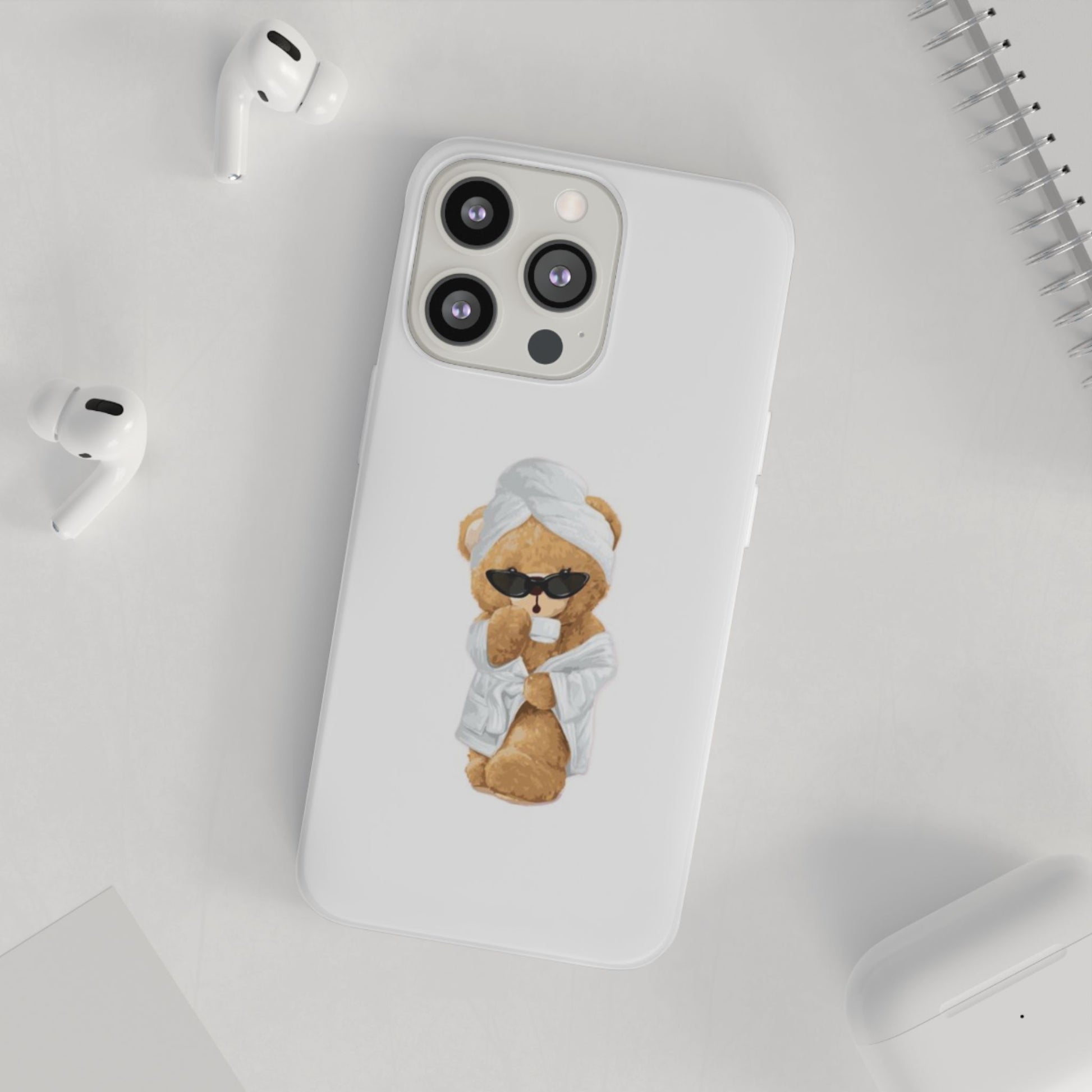 Relaxing Bear Soft Girl Phone Case