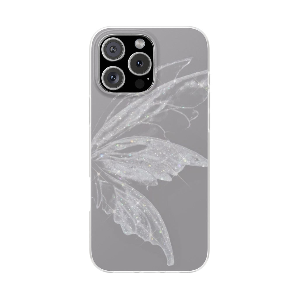 Elegant Butterfly Flexi Cases, Phone Cover, Protective Shell, Gifts for Her, Customizable Phone Cases, Floral Butterfly Design