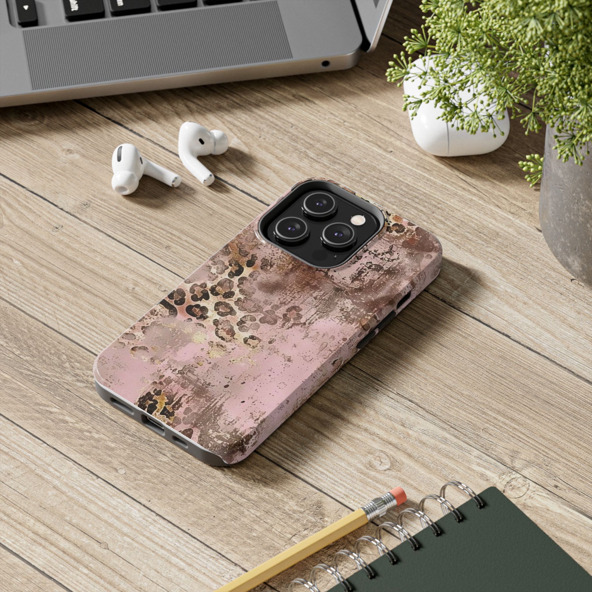 Stylish Tough Phone Cases | Chic Leopard Print Design, Durable Cell Phone Cover, Trendy Accessory, Gift for Her, Phone Protection