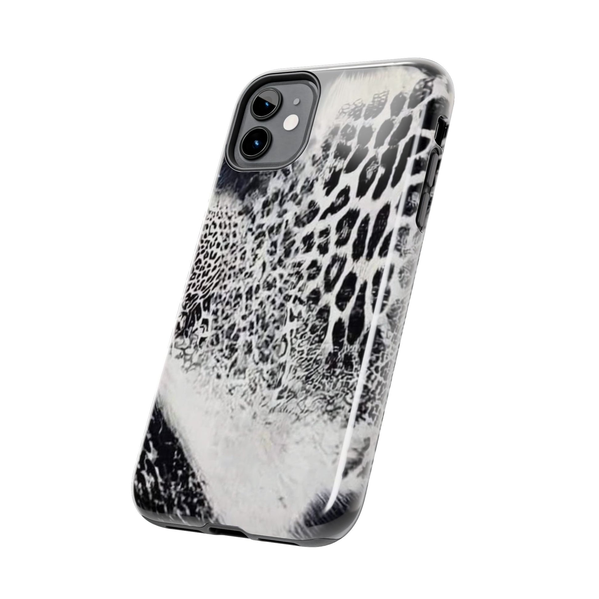 Stylish Tough Phone Cases - Leopard Print, Unique Gift for Animal Lovers, Trendy Phone Accessory, Perfect for Birthdays & Holidays