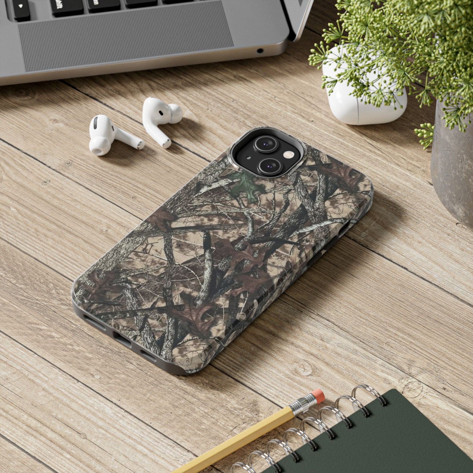 Camouflage Tough Phone Cases, Durable Phone Covers, Outdoor Gear, Hunting Accessories, Gift for Nature Lovers
