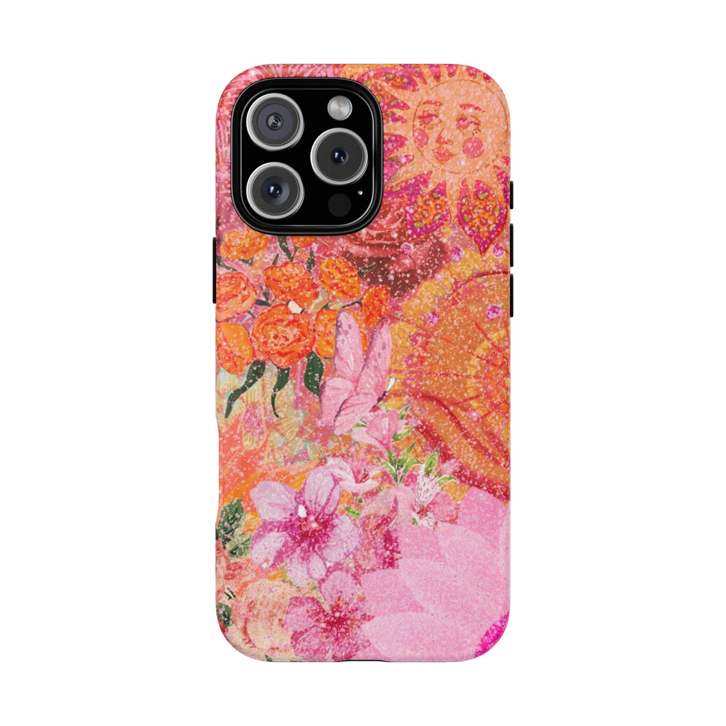 Bohemian Aesthetic Colorful Floral iPhone Case