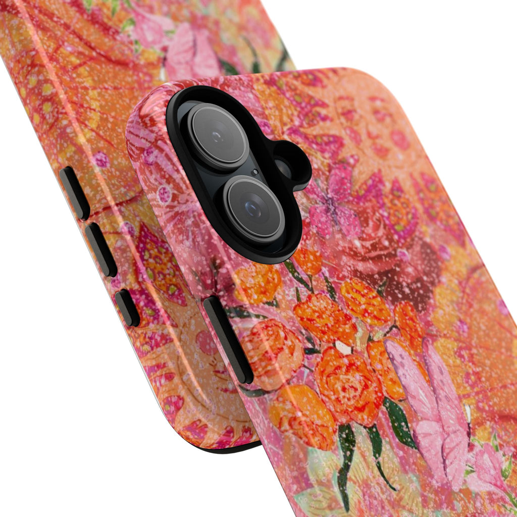 Bohemian Aesthetic Colorful Floral iPhone Case