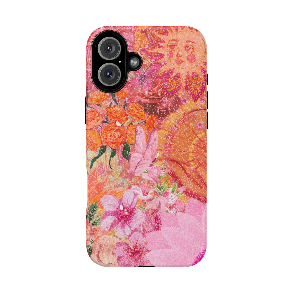 Bohemian Aesthetic Colorful Floral iPhone Case