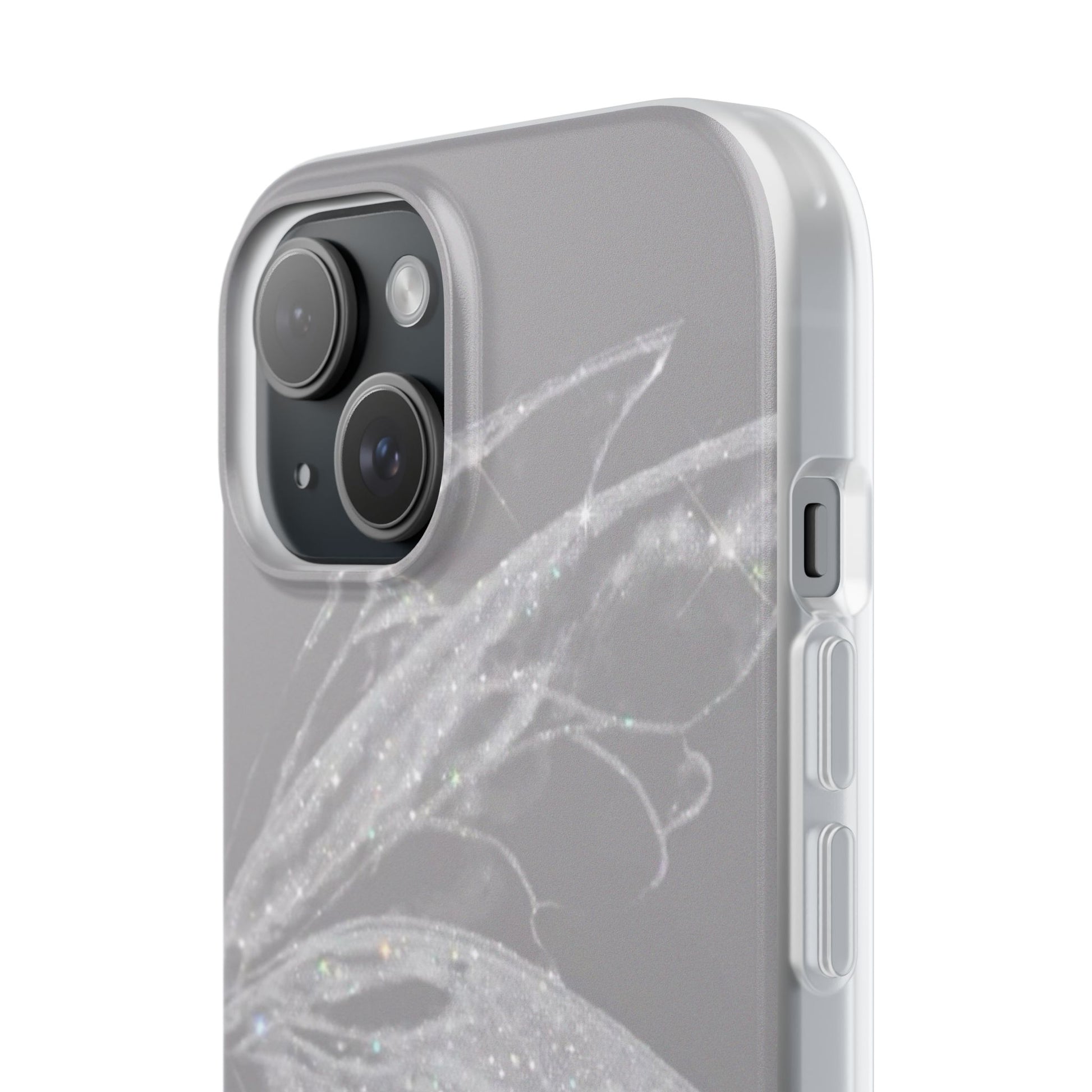 Elegant Butterfly Flexi Cases, Phone Cover, Protective Shell, Gifts for Her, Customizable Phone Cases, Floral Butterfly Design