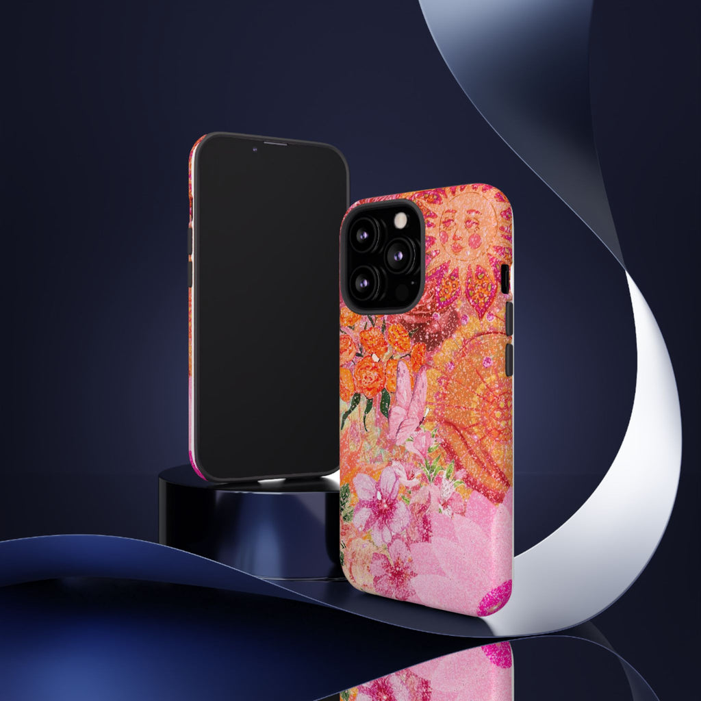 Bohemian Aesthetic Colorful Floral iPhone Case