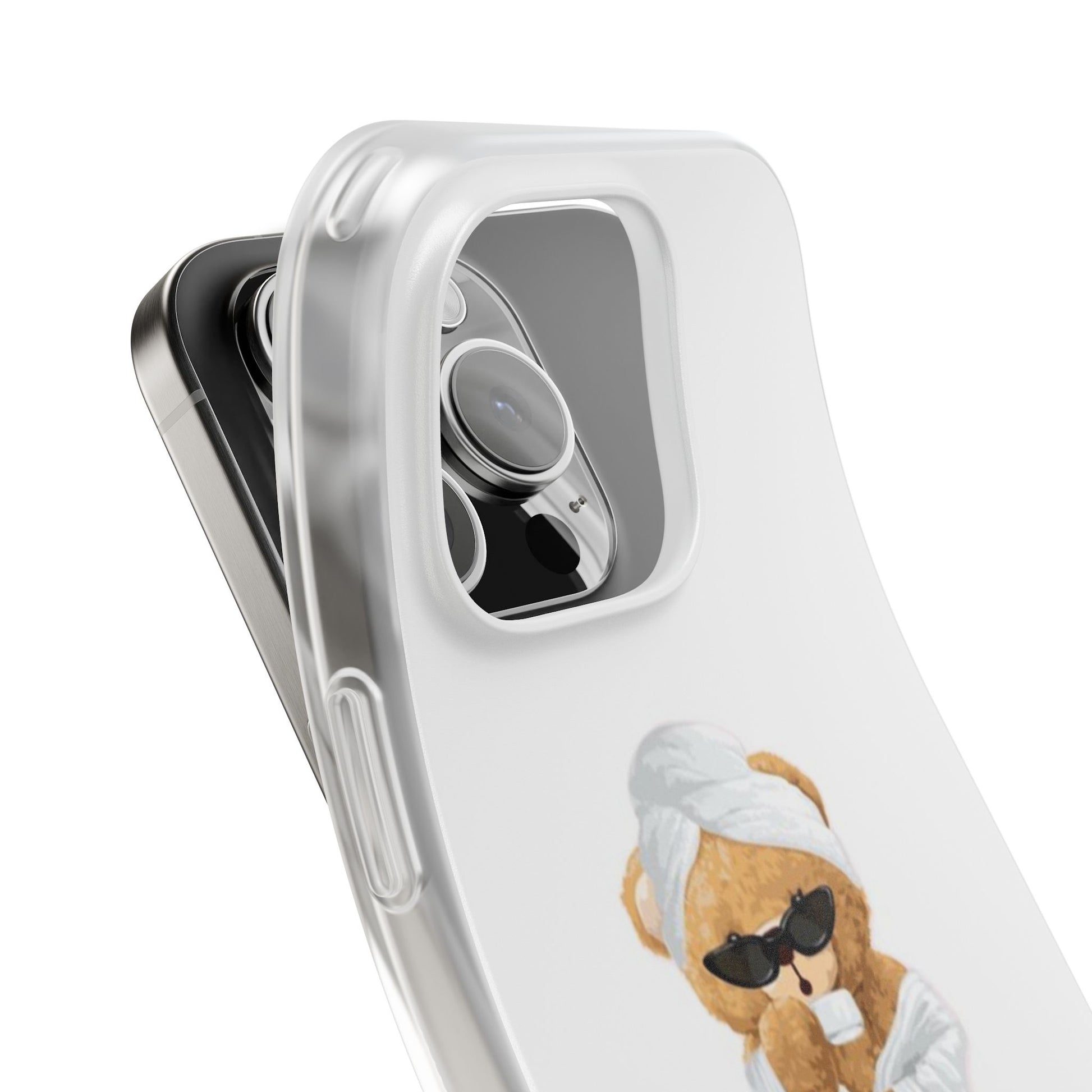 Relaxing Bear Soft Girl Phone Case