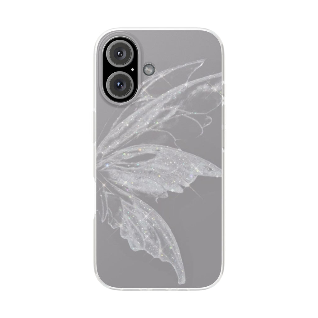Elegant Butterfly Flexi Cases, Phone Cover, Protective Shell, Gifts for Her, Customizable Phone Cases, Floral Butterfly Design