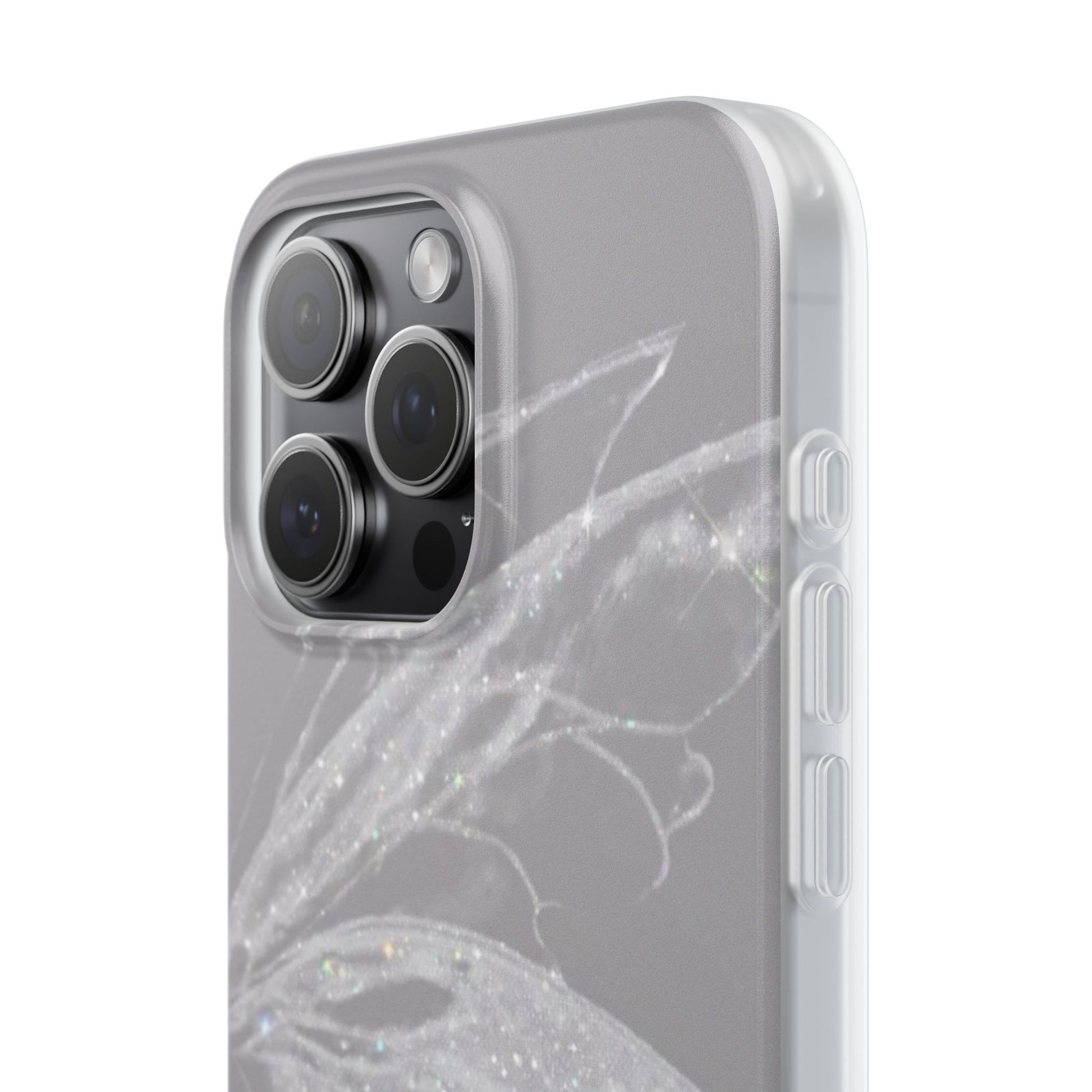 Elegant Butterfly Flexi Cases, Phone Cover, Protective Shell, Gifts for Her, Customizable Phone Cases, Floral Butterfly Design