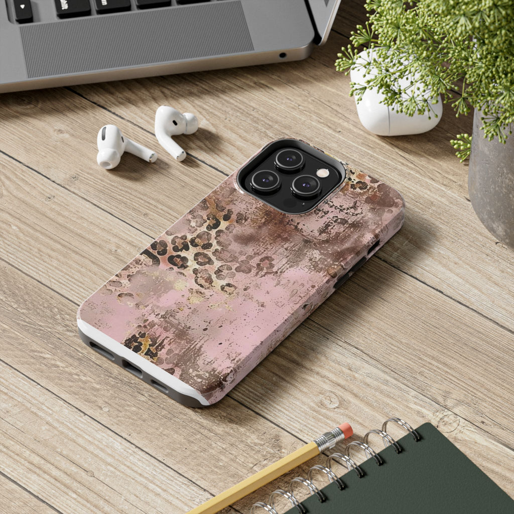 Abstract Cheetah Tough Phone Cases