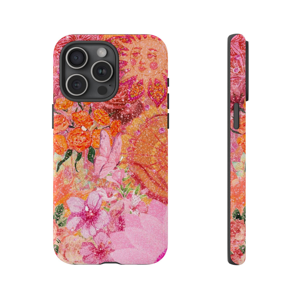 Bohemian Aesthetic Colorful Floral iPhone Case