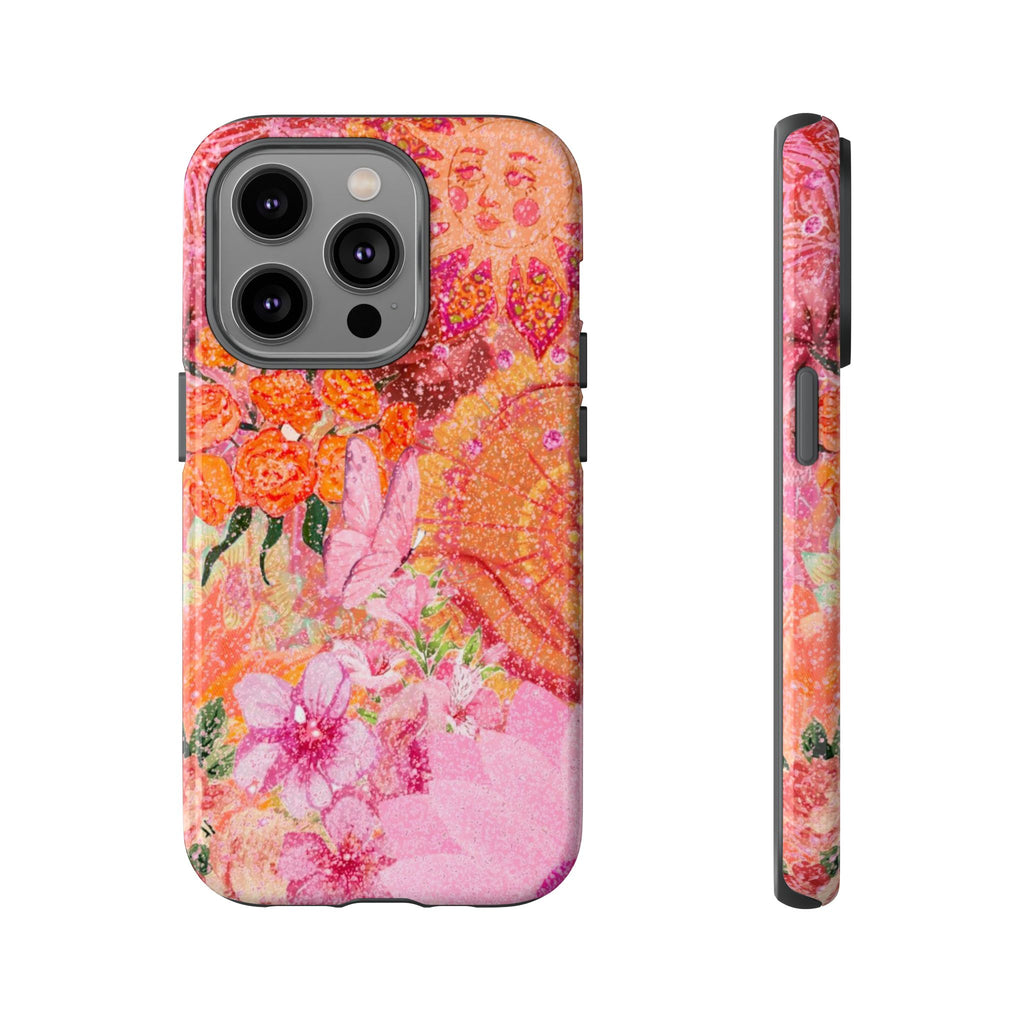 Bohemian Aesthetic Colorful Floral iPhone Case