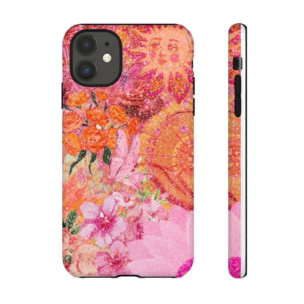 Bohemian Aesthetic Colorful Floral iPhone Case