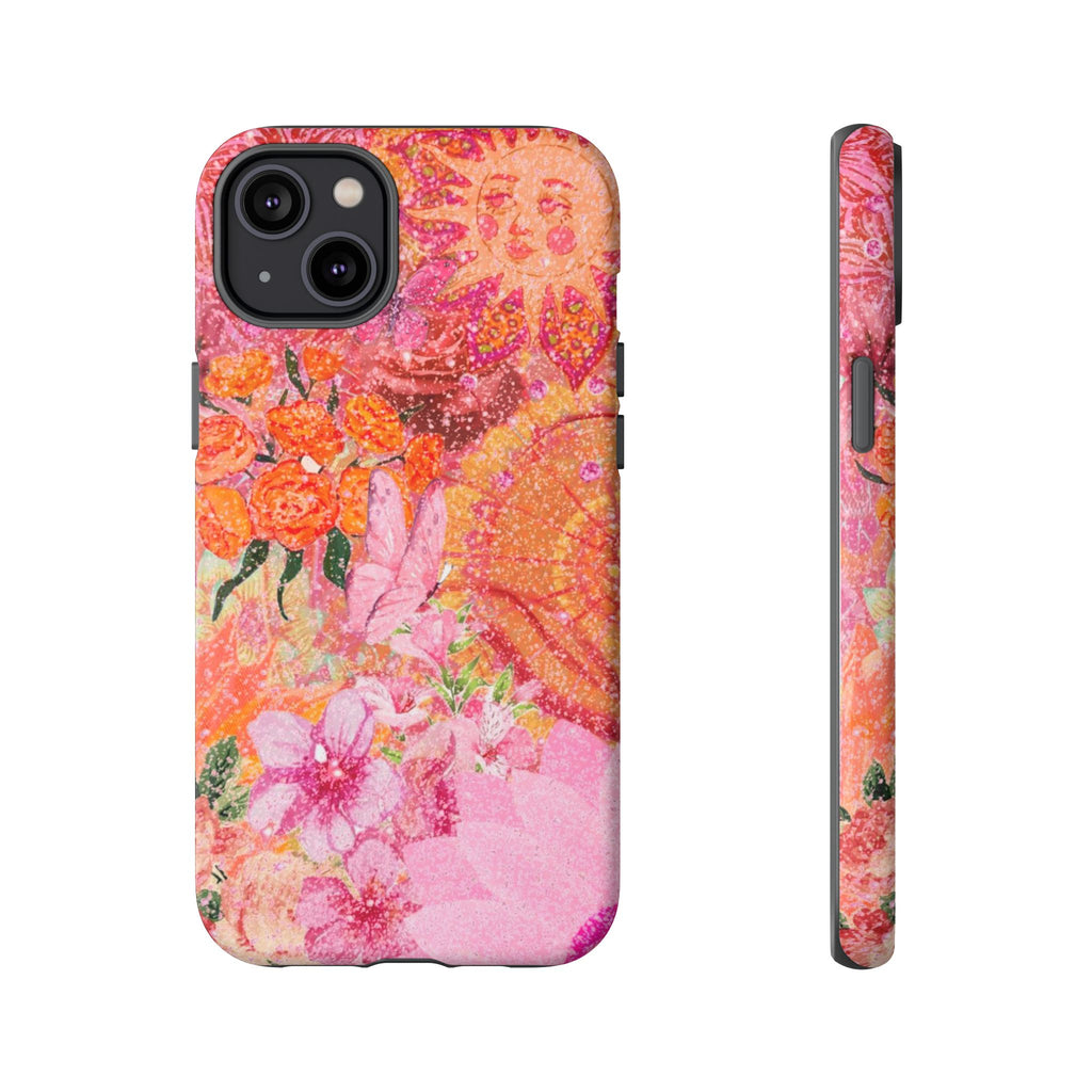Bohemian Aesthetic Colorful Floral iPhone Case
