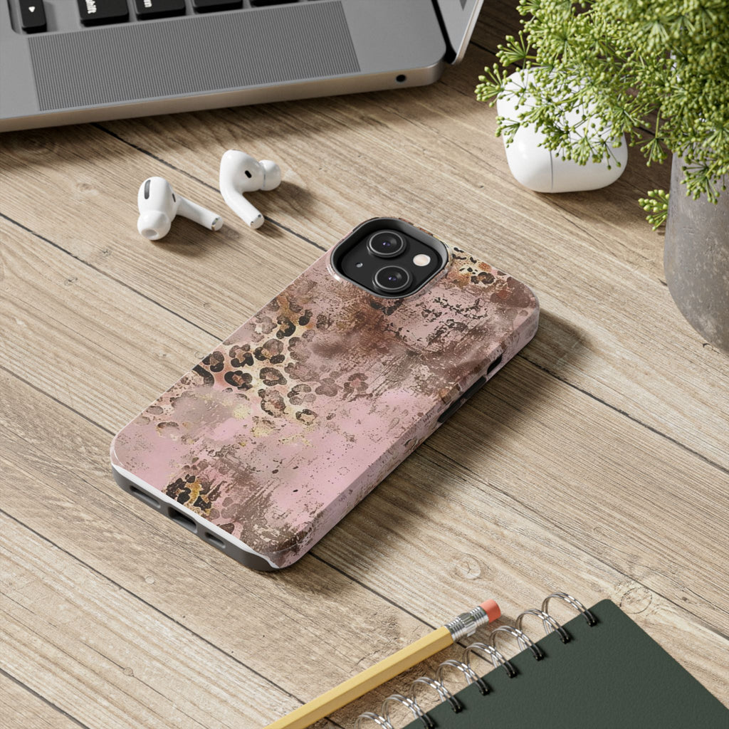 Abstract Cheetah Tough Phone Cases