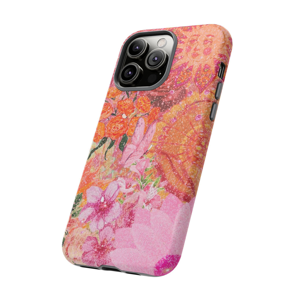 Bohemian Aesthetic Colorful Floral iPhone Case
