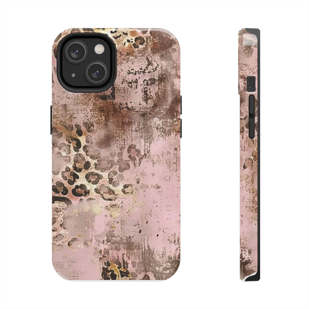 Abstract Cheetah Tough Phone Cases