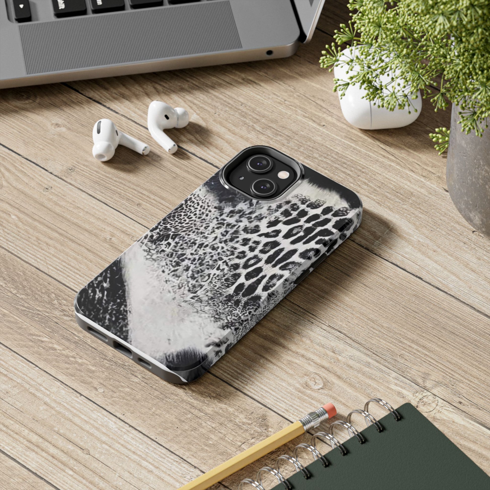 Stylish Tough Phone Cases - Leopard Print, Unique Gift for Animal Lovers, Trendy Phone Accessory, Perfect for Birthdays & Holidays