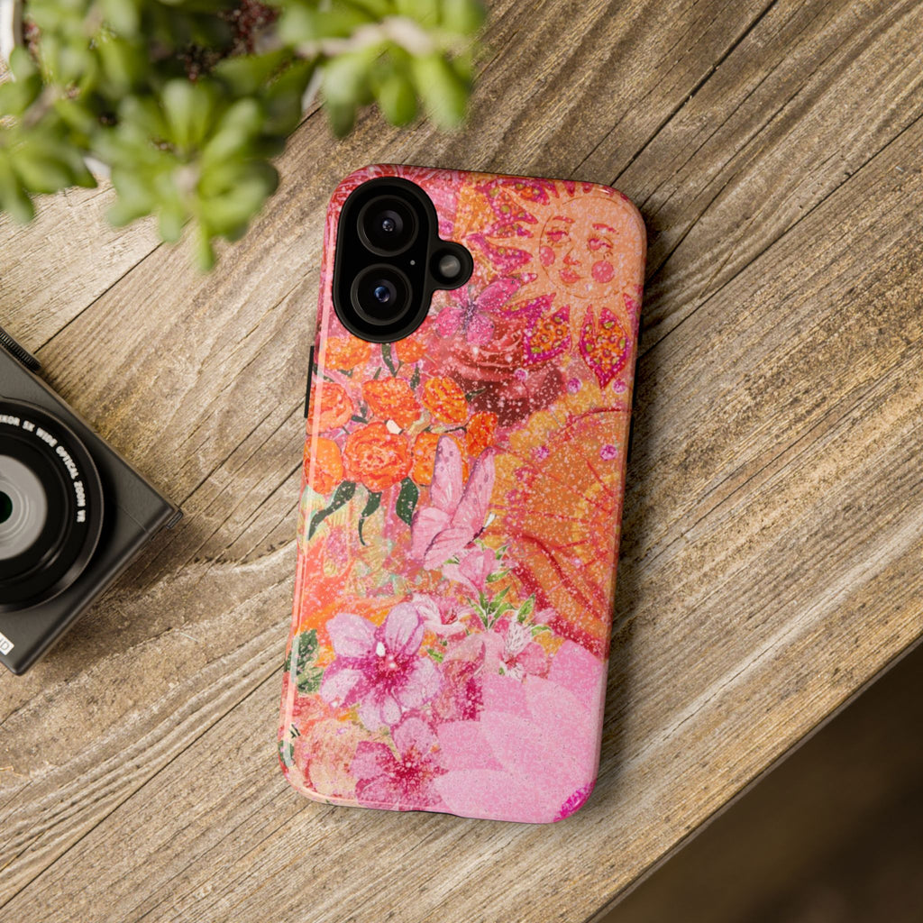 Bohemian Aesthetic Colorful Floral iPhone Case