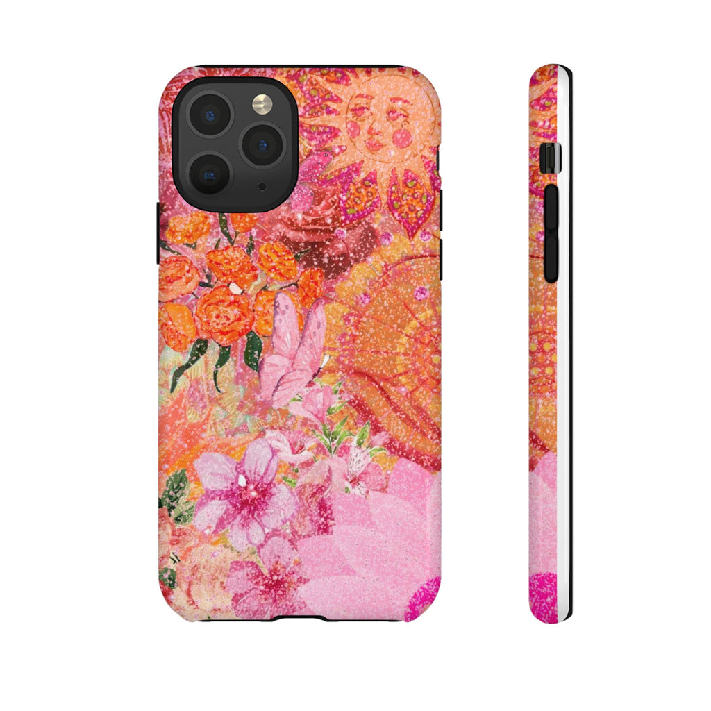 Bohemian Aesthetic Colorful Floral iPhone Case