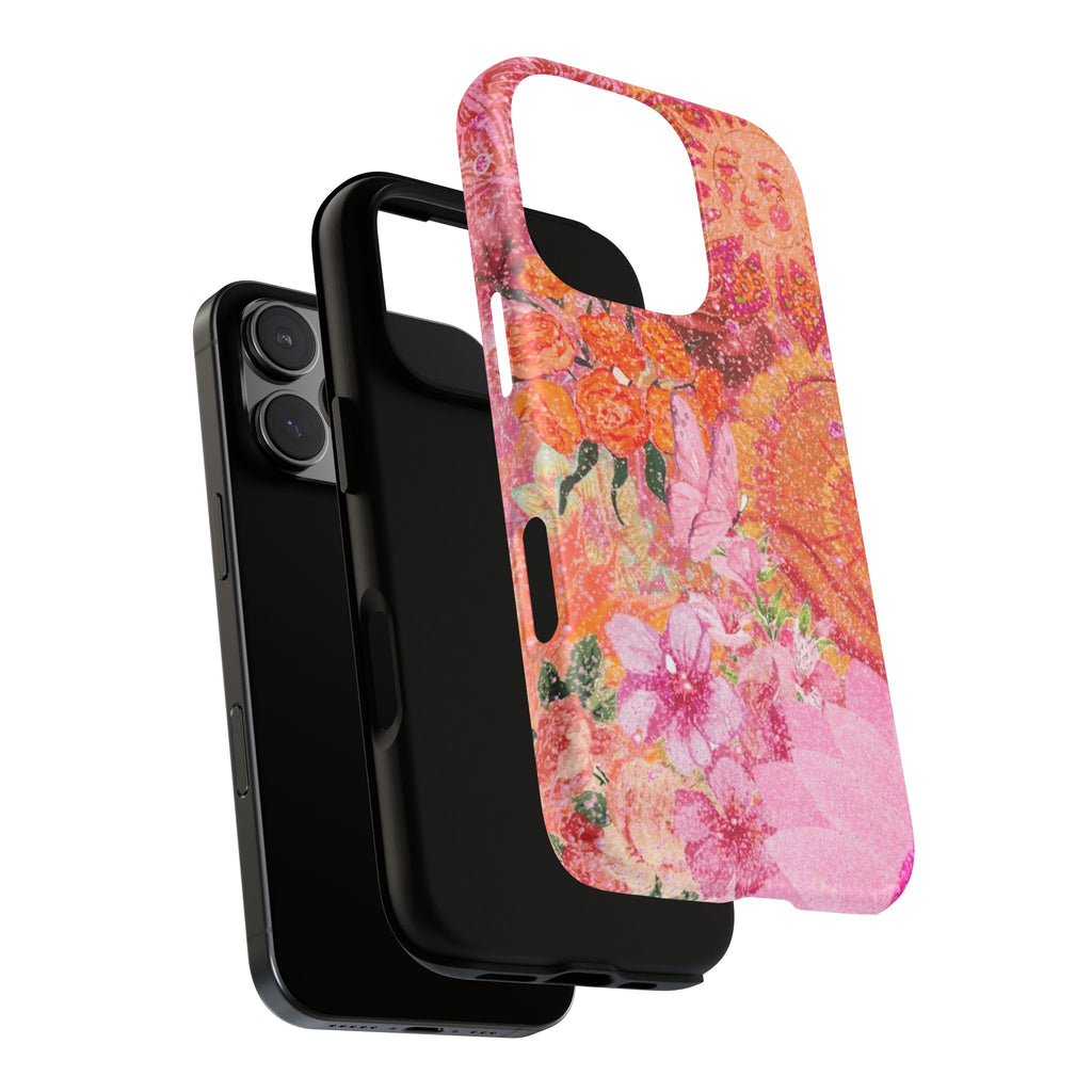 Bohemian Aesthetic Colorful Floral iPhone Case