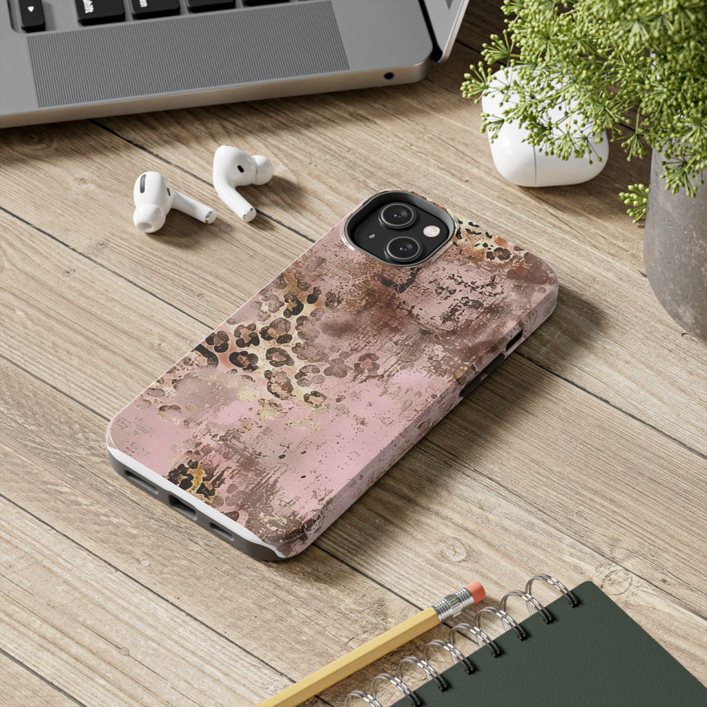 Abstract Cheetah Tough Phone Cases